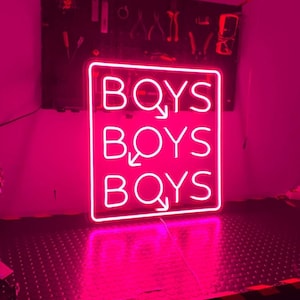 LGBT Neon. Gay Neon Schild, Herren Neonlicht Zeichen, Party LED Neon Schild, Neonlicht Schild für die Wand, Neon Wanddekor, LED Neon Schild