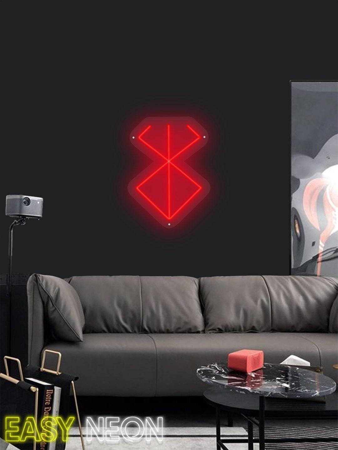 Berserk Neon Sign – Brand of Sacrifice Anime LED Wall Light for Otaku ...