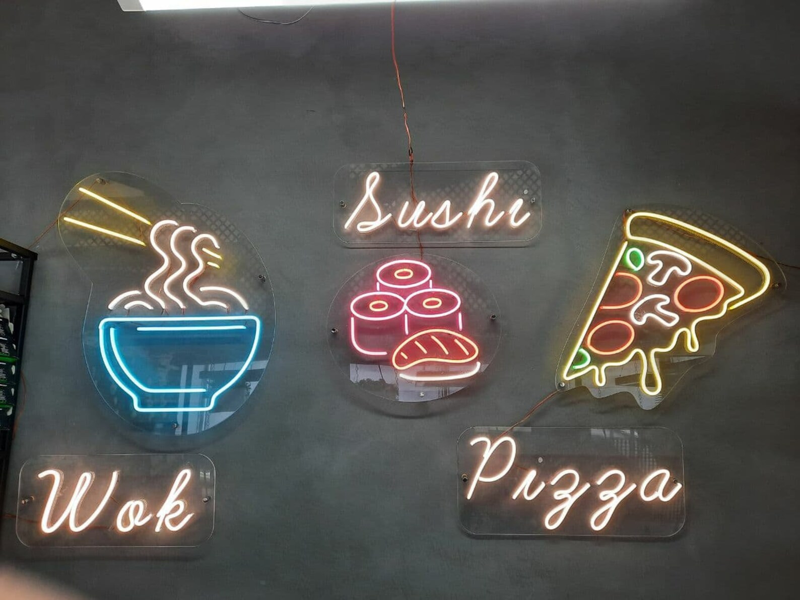 Pizza neon sign Pizza neon slice food neon decor led wall Etsy