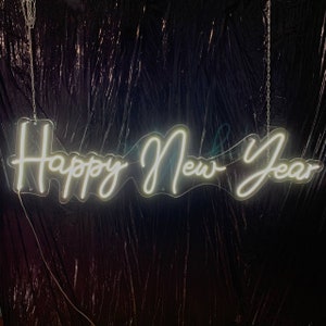 Happy New Year 2025 Neon Sign, New Year Decor Sign, Happy New Year Sign, Custom Neon Decor Sign, Neon Custom Sign, New Year Decor, LED