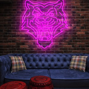 Tiger Head LED Neon Sign Wall Decor Wall Sign Neon | Etsy UK