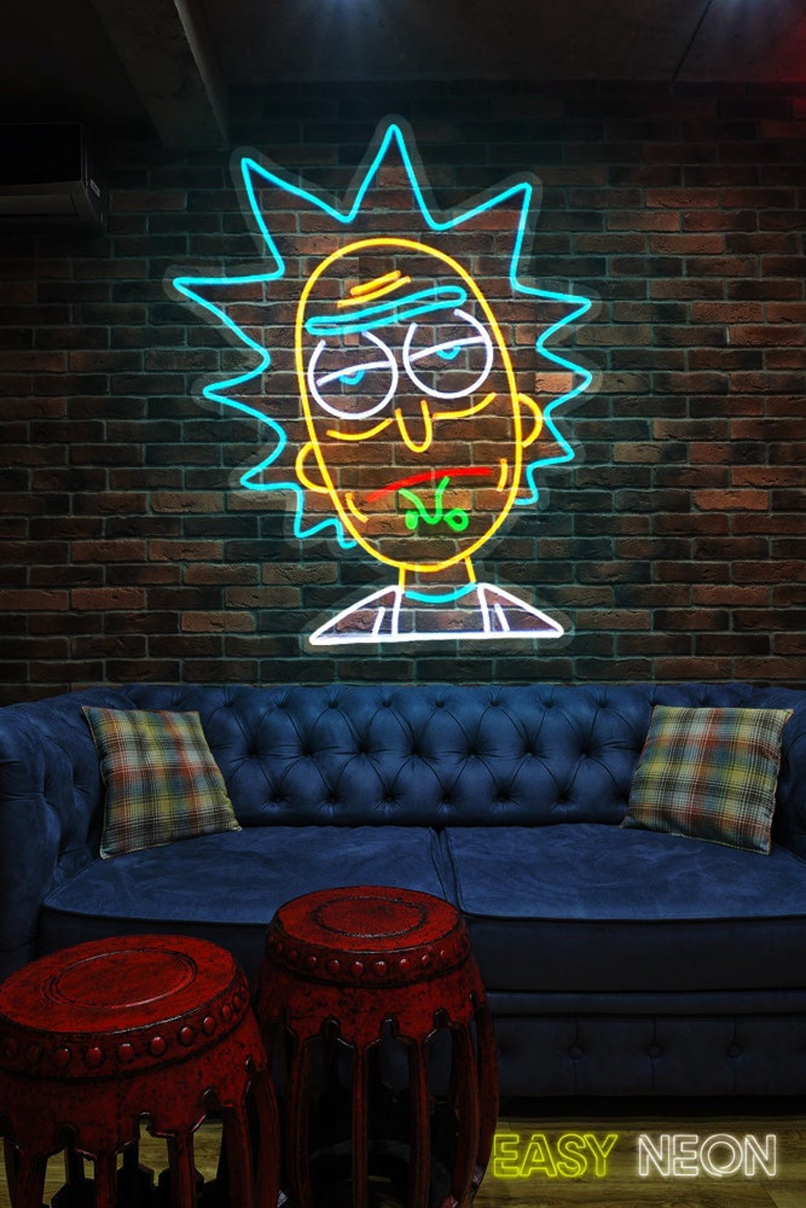 Rick and Morty Neon Sign / Rick Neon Sign / Neon Sign / LED | Etsy UK