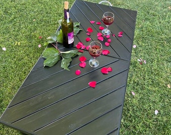 Picnic table, boho table, car picnic table, folding table, wood gift, low seated table, table, wood table