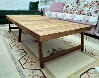Wood table, 30x60 inc. Folding ireko table