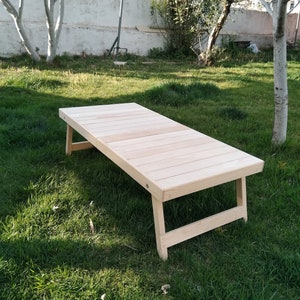 Birthday party table, 22x44 inc, Gift to mom, picnic table, boho table, car picnic table, folding table, wood gift, low seated table, table