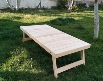 Birthday party table, 22x44 inc, Gift to mom, picnic table, boho table, car picnic table, folding table, wood gift, low seated table, table
