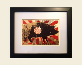 Year of the Pig - Limited Edition Silkscreen