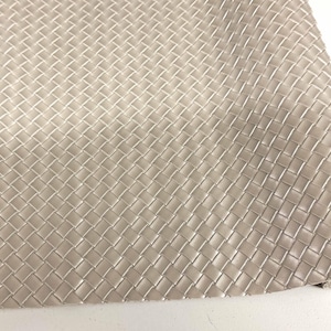 Silver small basket weave textured vinyl