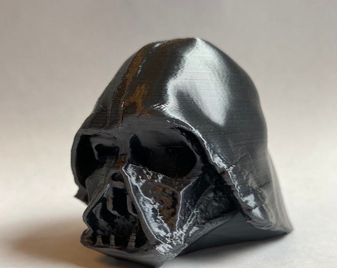Darth Vader Melted Mask 3D Printed Pla Filament Silk Bust Fan Etsy