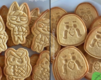 Cortador de galletas de cumpleaños con diseño de animales, estampado en 3D, para Switch, molde de arcilla para glaseado, regalos para gamers