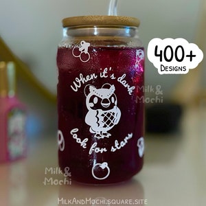 16oz Libbey Cup | Switch Lover Large Beer Can Glass with Lid and Boba Straw | Reusable Gift