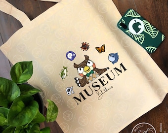 Tote Bags Animal Lover Inspired Cotton | Celeste Brewster Handmade Print Eco-Friendly Reusable  Birthday Gift | Merch