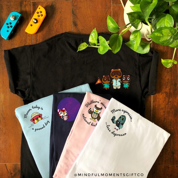 Camiseta, sudadera con capucha y estampado para regalo de cumpleaños para Nintendo Switch / Merchandising de animales adorable