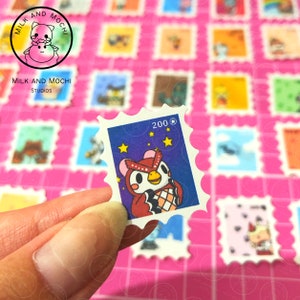 Briefmarke Aufkleber - 400+ Designs - Wählen und Mischen Sie Ihr Tier Pack - Süßes Geschenkset Benutzerdefinierte Dorfbewohner Dodo Mail Matte gestanzte Aufkleber