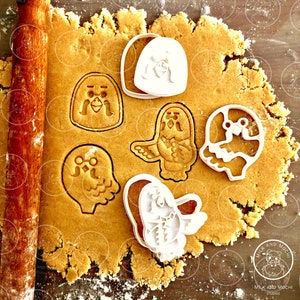 Sablé Cookie Cutter | Animal Birthday Party | 3D Printed Embosser | Icing Decorations Cutter | Clay Mould | Gift for Switch Gamers