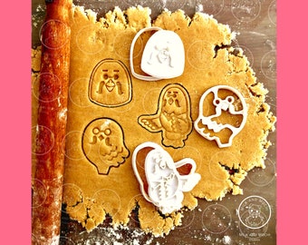 Sablé-Ausstechform | Tier-Geburtstags-Party | 3D gedruckter Drucker | Zuckerguss Dekorationen Ausstecher | Tonform | Geschenk für Switch Gamer