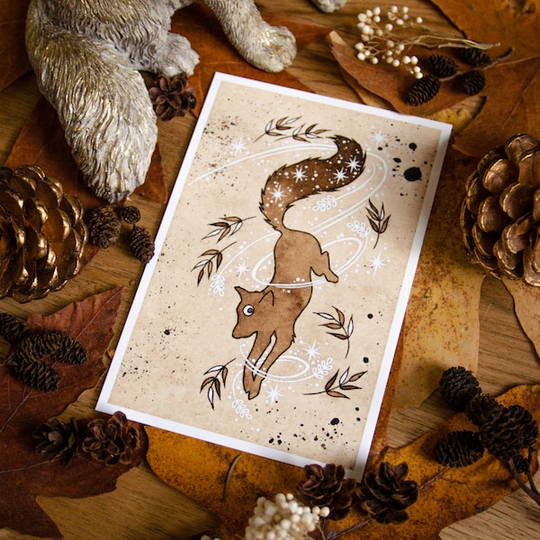 The Fool - Tarot Art Print - Collectible Artwork for Nature and Tarot Lovers