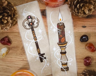 Candle & Key - Bookmark Set