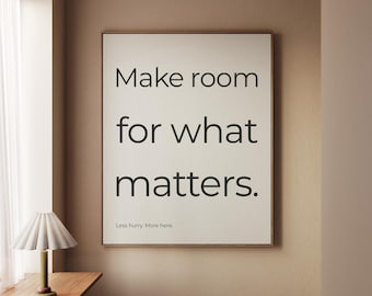 Custom Minimal Quote Wall Art, Personalized Text Canvas Print, Inspirational Saying Poster