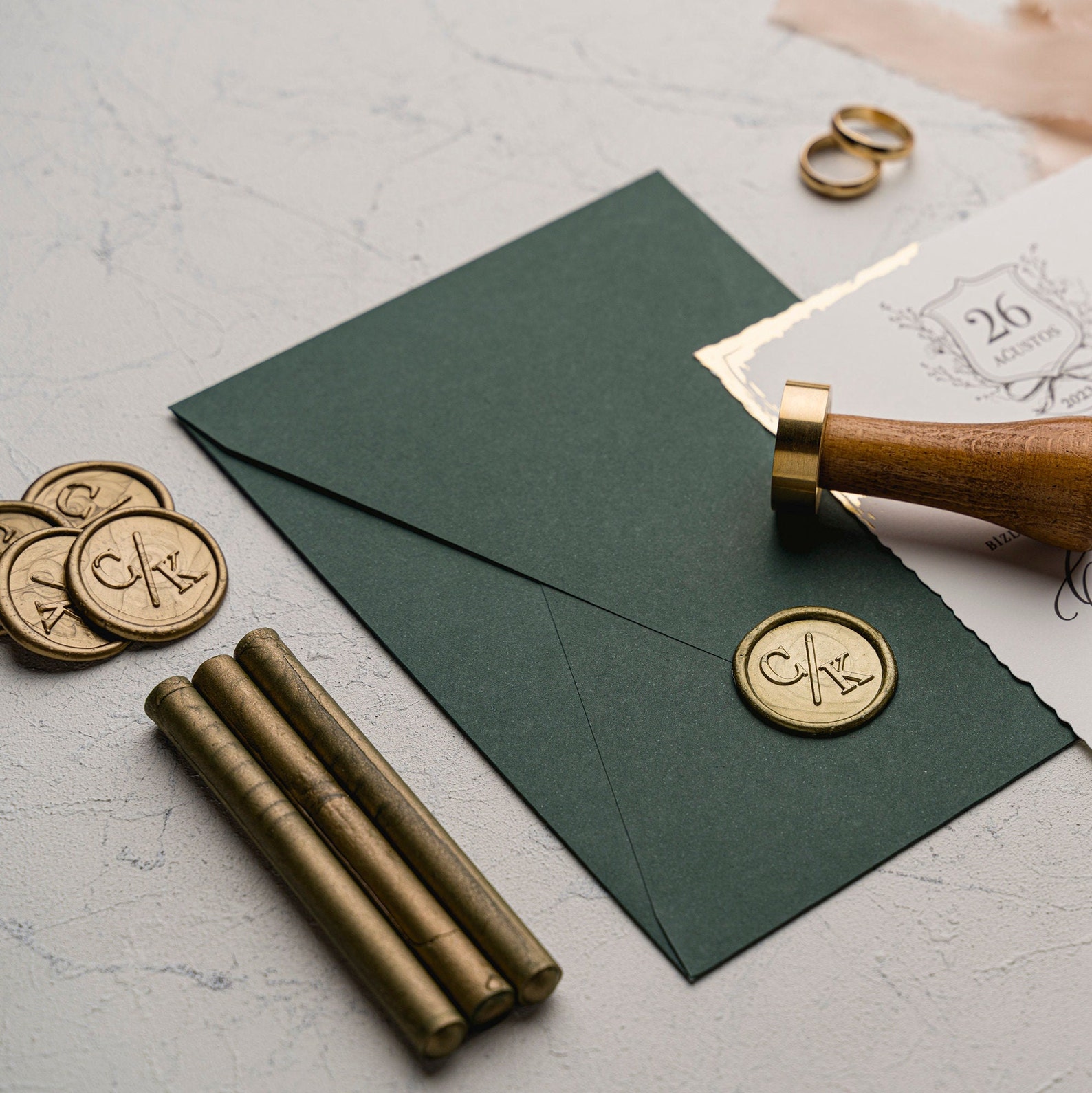 Custom Wax Seals for Envelopes Personalized Self Adhesive Etsy