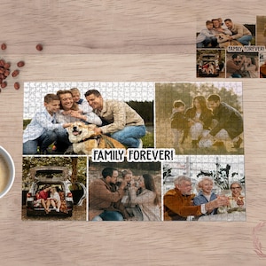 Custom Puzzle from Photo, Personalized Family Photo Puzzle, Jigsaw Puzzles With Picture, Custom Portrait Puzzle, 50, 100, 1000 Piece Puzzle