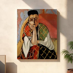 Henri Matisse Woman with Veil Canvas Print: Fauvism Art, Modern Home Decor