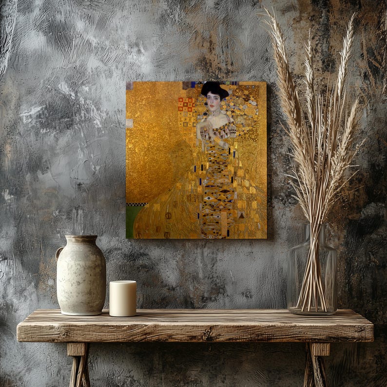 Portrait of Adele Bloch Bauer I Canvas by Gustav Klimt, Iconic Art ...