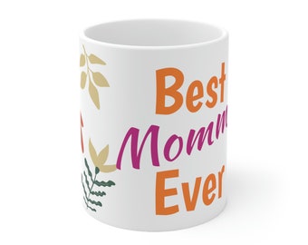 Muttertag Becher: Mama Geschenke von Tochter, Muttertag Geschenkidee, Mama Kaffeetasse, Mama Teetasse, Geschenk für Mama