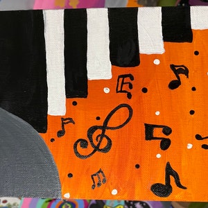 Dipinto su tela Abstract originale: decorazione da parete hippie