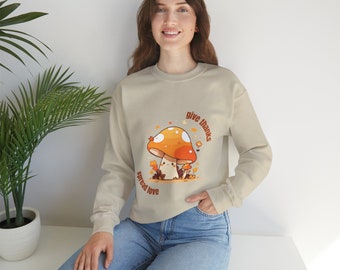 Sommerkleidung, Sommerstil, Sommer-Hoodie, Sommer-Pullover, Sommer-Kapuzenpullover Frauen, Gartenblumengeschenk, Gartenkleidung, Pilz-Hoodie
