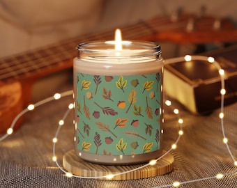 Herbstkerze, Zimt und Vanille Duftkerze, Herbstkerzen, Herbstdüfte Sojawachskerzen