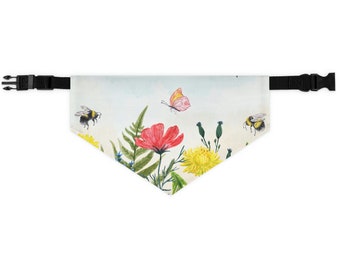 Haustier Bandana Halsband, Floral Haustier Bandana, niedliches Haustier Bandana Halsband