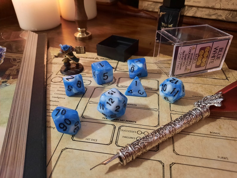 Straight Bar Dice Display Etsy