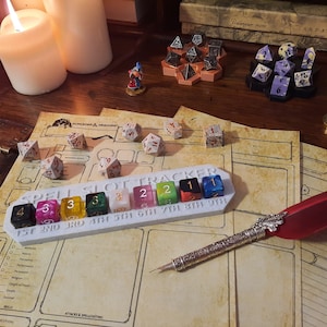 Spell Slot Tracker- 6 Designs STL FILES ONLY