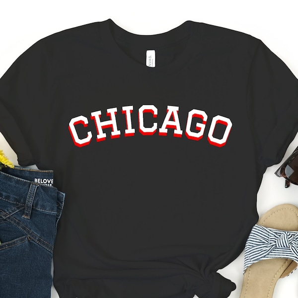 Camicia di Chicago, Camicia di Chicago, Regali di Chicago, Souvenir di Chicago, Regalo da Chicago, Terra di Lincoln Illinois, Camicia amante di Chicago, Città di Chicago