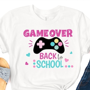 Game Over Back To School, Teacher, First Day of School Outfit