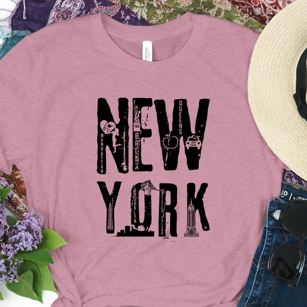 New York City Shirt, Newyork T-shirt, NYC Shirt, New York Shirt, New Yorker Tee, New York Lover Gift, New York Shirt,New York Lover Gift