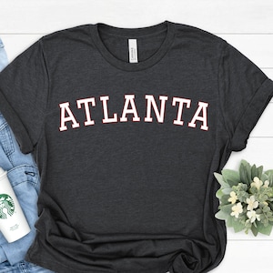 Atlanta Shirt, Atlanta Gifts, Atlanta Falcons Shirt,  Atlanta Georgia Shirt, USA Travel Shirt, Georgia V-Neck Shirt, Atlanta State Shirt