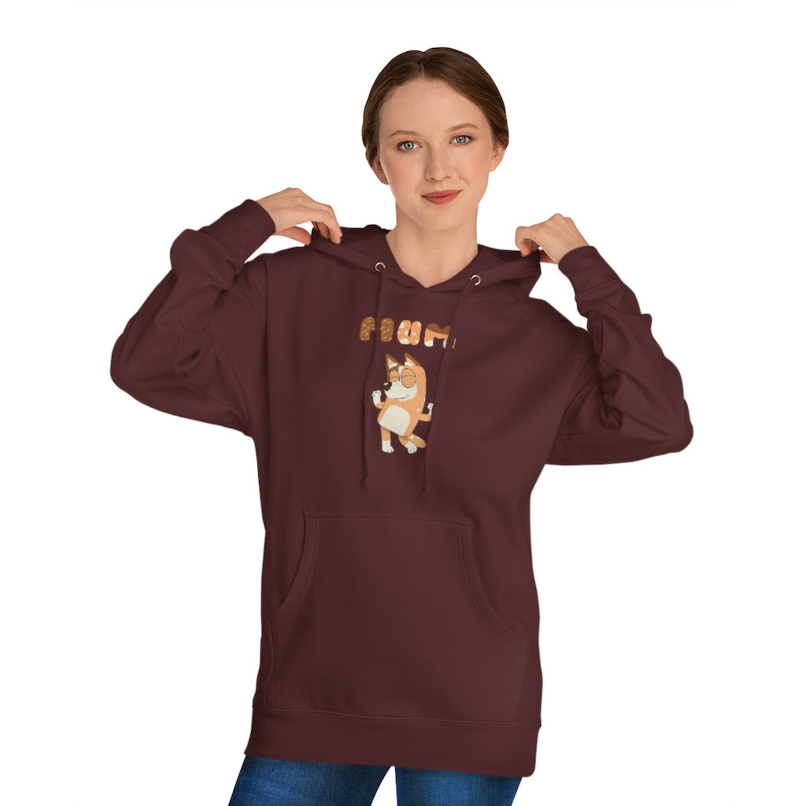 Bluey Mum Hoodie Birthday Bluey Hoodie Bluey Adults Bluey Etsy