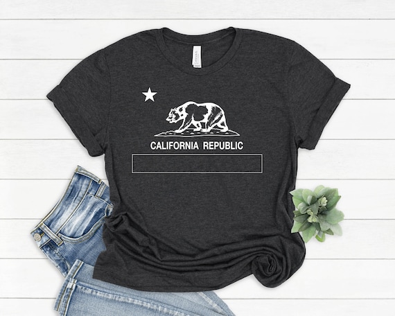 California Republic State Flag Shirt, California Bear, California Tee, California Tshirt, Cali Tshirt , California Gift, Cali Flag Lover,