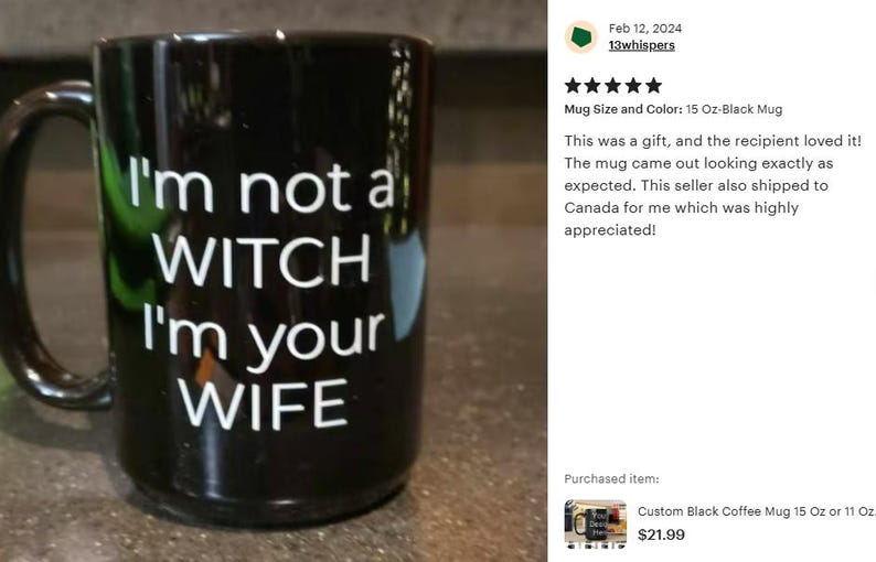 Custom Black Coffee Mug 15 Oz or 11 Oz Size, Personalized Picture Text 20 oz White Ceramic, Customized Large, Jumbo Mug image 11