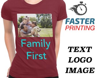 Custom Shirt, Personalized Shirt, Custom Text Shirt, Custom Unisex Shirts, Customized Shirt, Design Your Own Personalized Gift