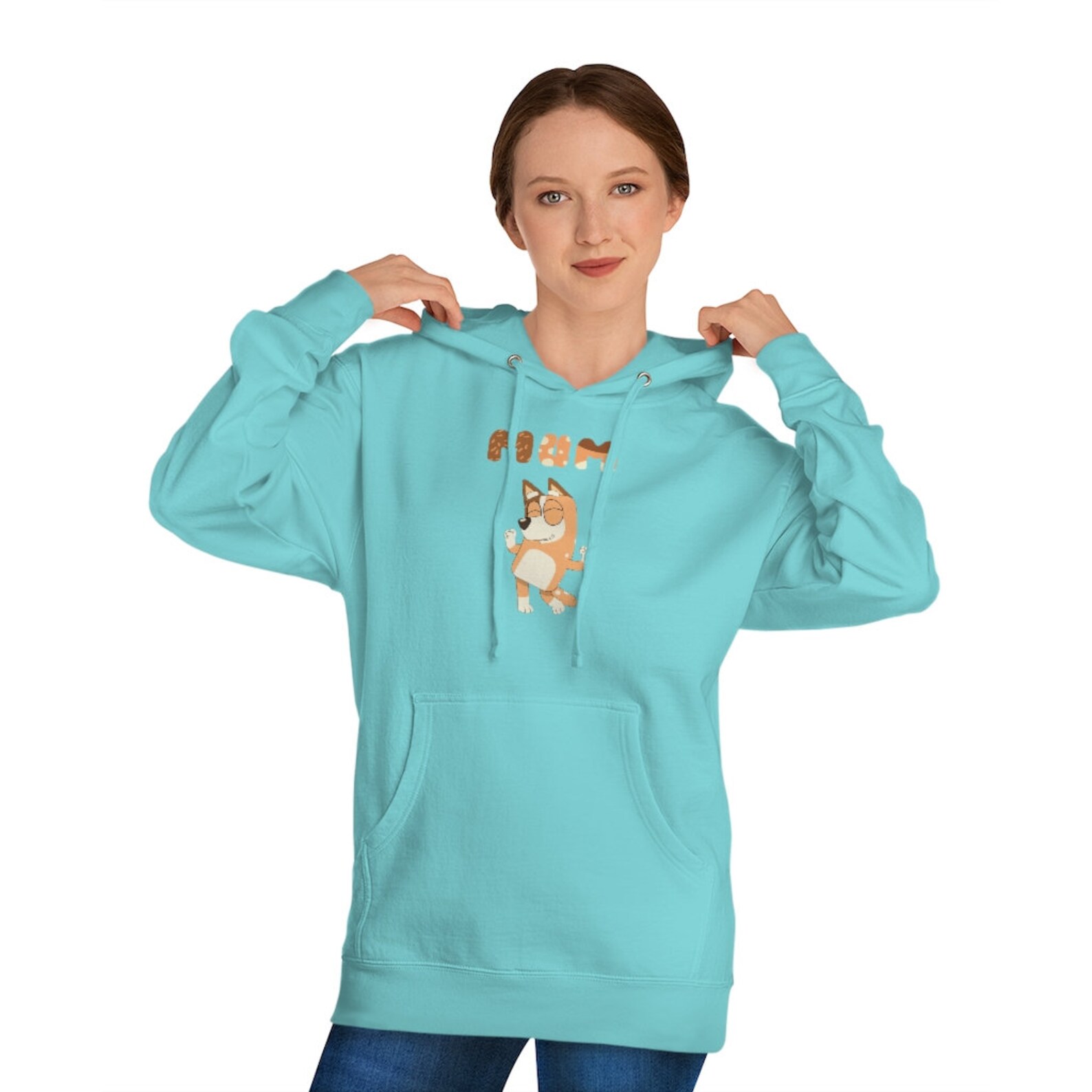 Bluey Mum Hoodie Birthday Bluey Hoodie Bluey Adults Bluey Etsy