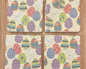 Easter Eggs Coaster Set