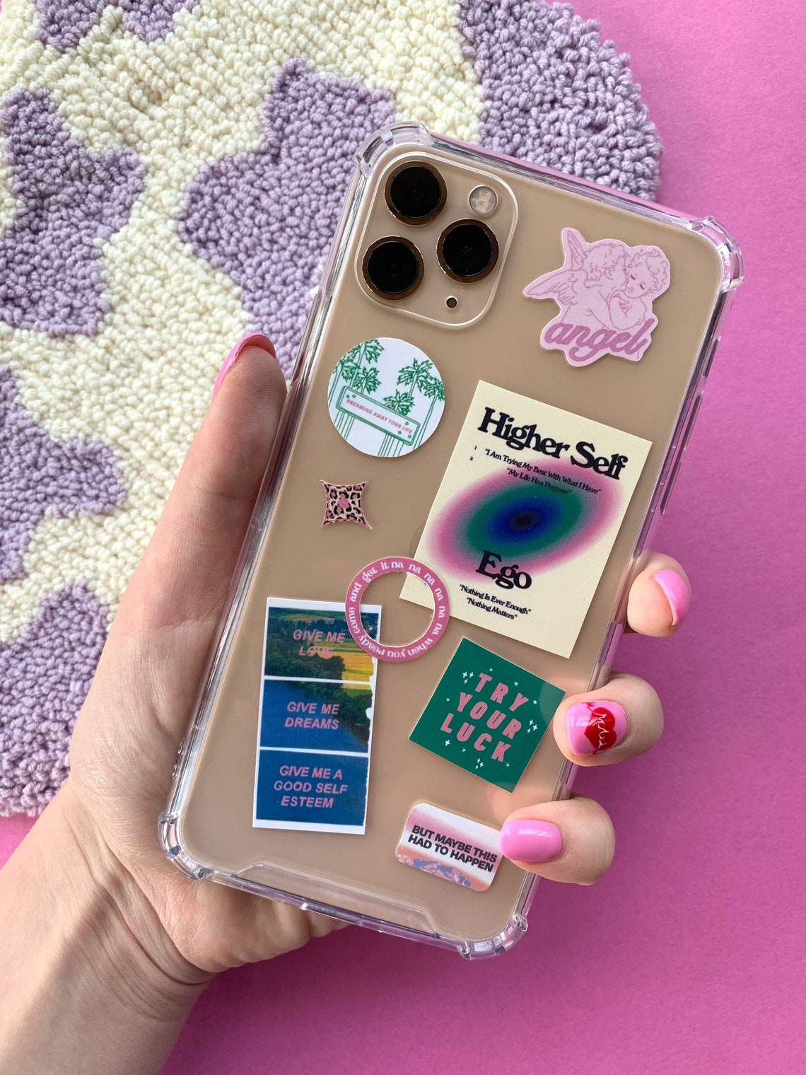 Sticker pack for custom phone case 8 stickers Etsy