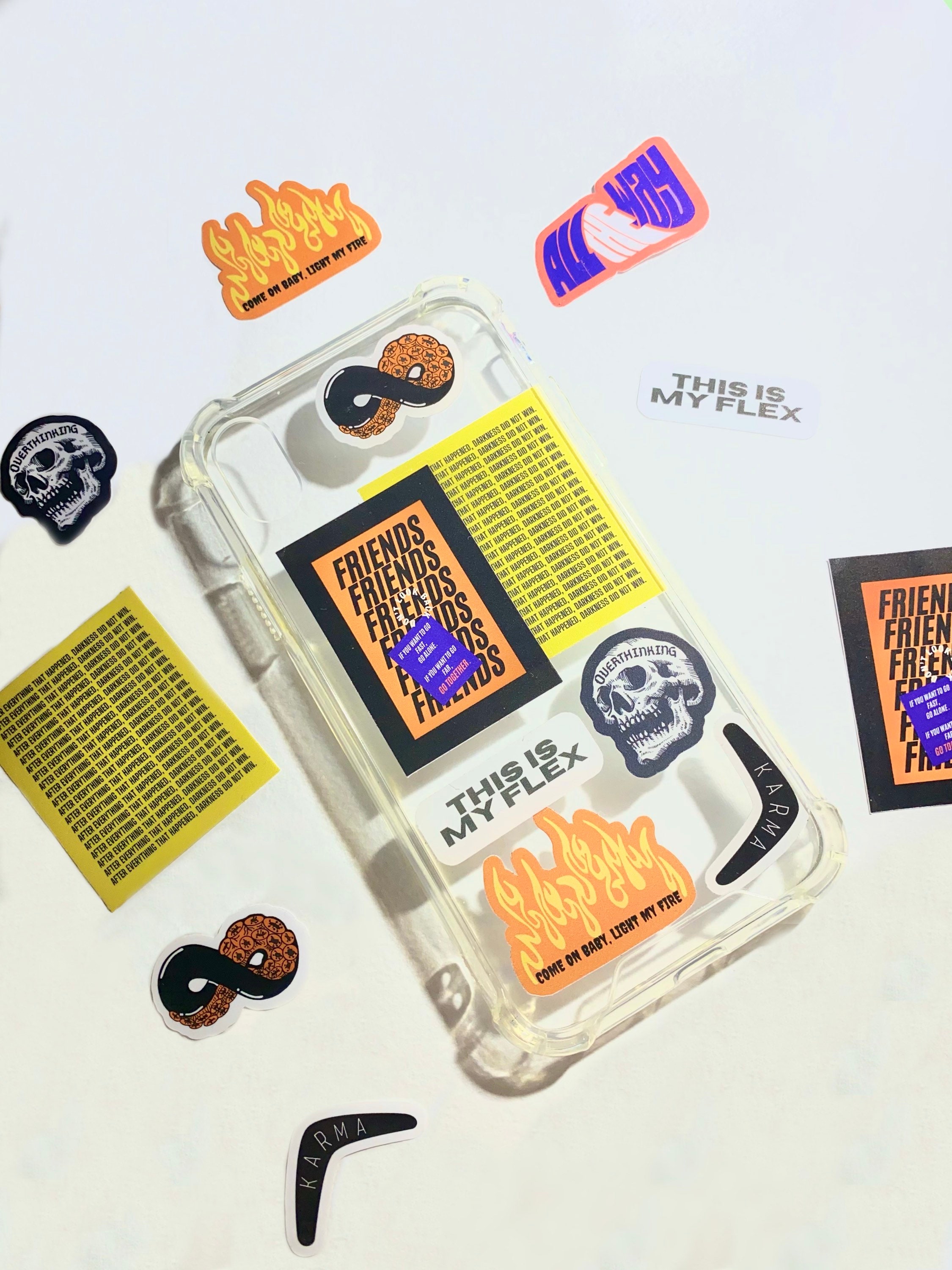 Sticker pack for custom phone case Etsy