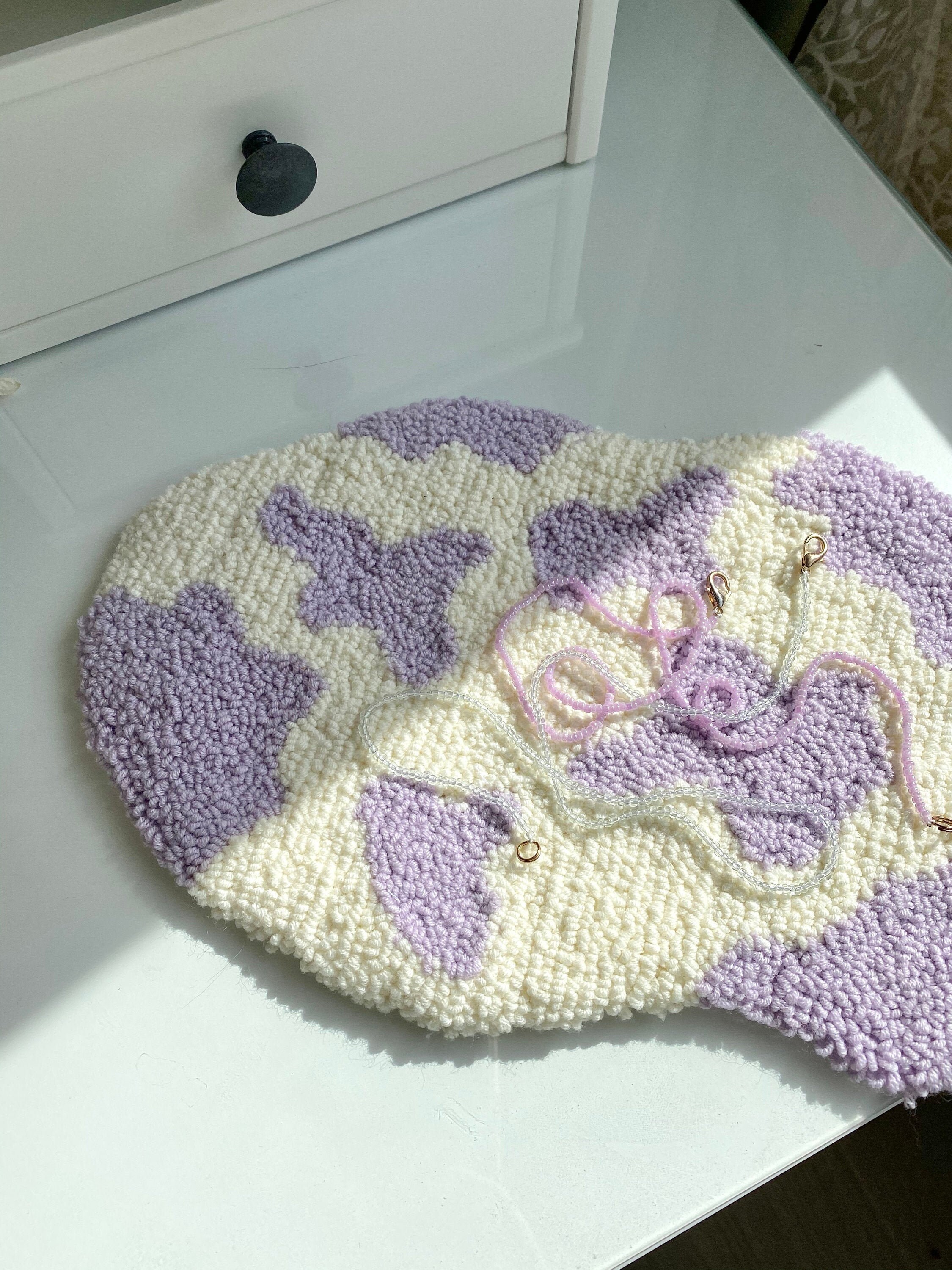 TNTGMG Punch Needle Set 6-teilig - DIY Sticken Für Anfänger Mit Garn & Werkzeug