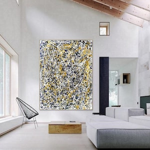 Expressionist painting Original art Colourful Abstract Large Painting on Canvas, oil painting on canvas Abstract Expressionism Painting Q141