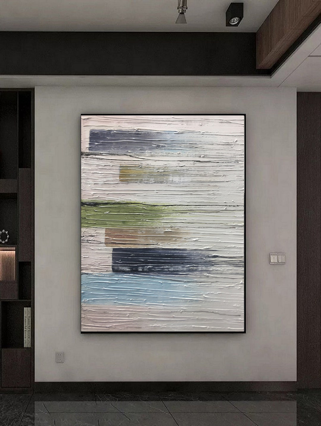 Large Abstract Oil Painting on Canvas: Modern Wall Art | Hand Painted ...