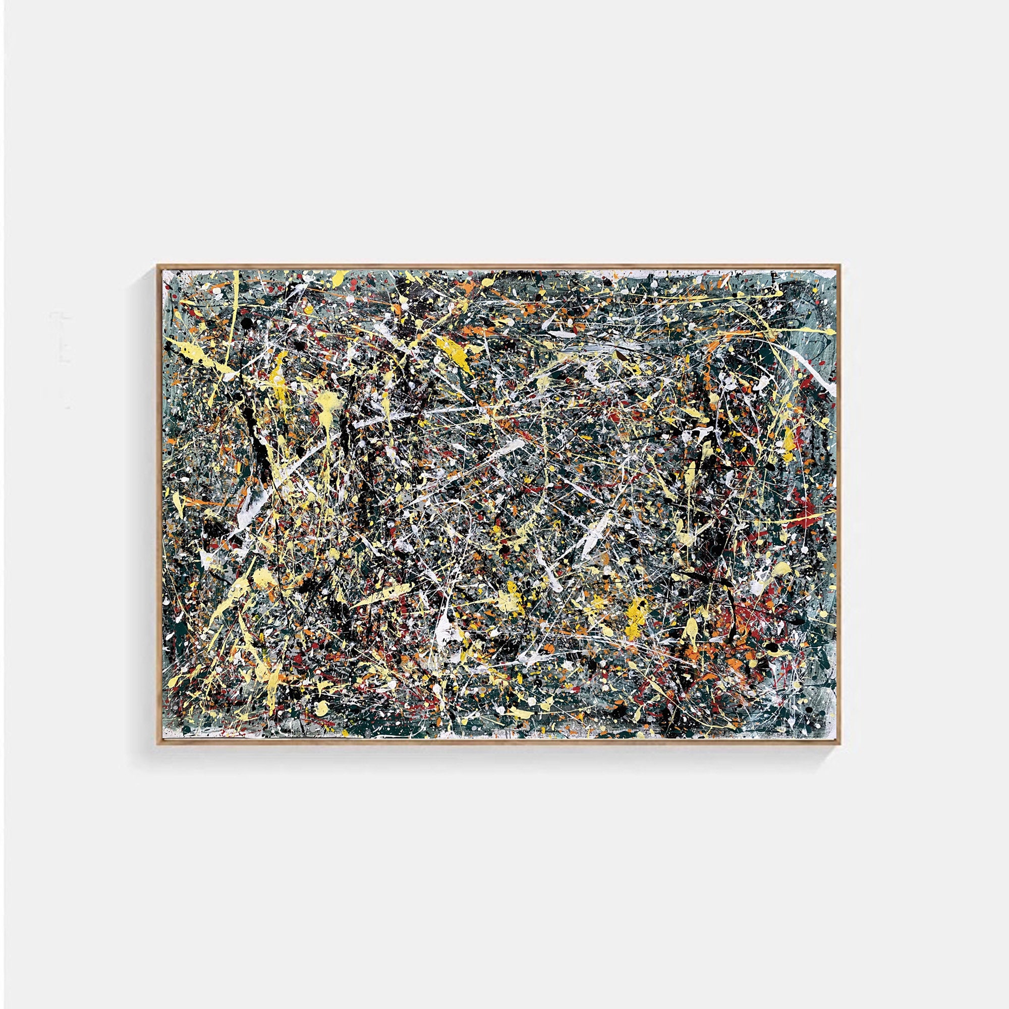 ジャクソン ポロック スタイル 絵画 オリジナル 抽象 モダン